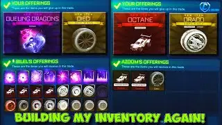 BLACK DIECI WHEELS, WHITE OCTANE, DUELING DRAGONS & MORE | Trading For a NEW INVENTORY!