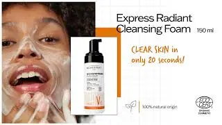 Clear skin in only 20 seconds with Novexpert Express Radiant Cleansing Foam.