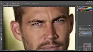 Photo to Digital Painting - Paul Walker