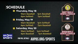 PROMO | Arkansas High School 2023 Baseball and Softball State Championships Schedule