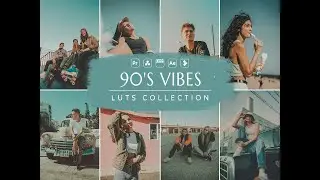90'S VIBES VIDEO LUTS | 90's LUTs | Influencer LUTs | Cinematic LUTs | Video Preset | Vn LUT