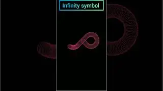 Infinity symbol in turtle 🐢 graphics in python 
