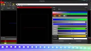 Creating color effects for pixel LED strips