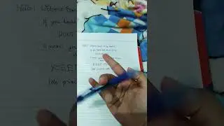 if you have bad handwrite 