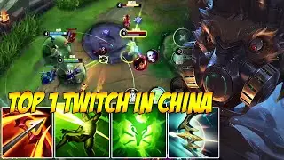 TOP 1 TWITCH IN CHINA WILD RIFT - TWITCH CAN STEAL EVERY KILL IN THE GAME