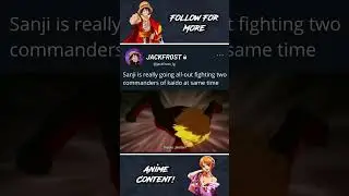 Black leg sanji🤯 