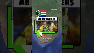 Famous Cricketer From Different Countries #country #map #world #shorts