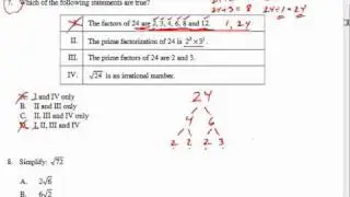 Question 7 Sample Exam A 2010-11