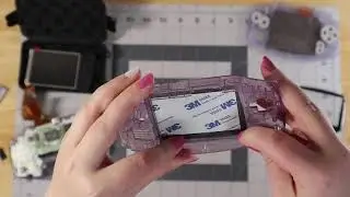 FunnyPlaying GBA IPS Screen Mod Unboxing & Installation - First Screen Mod EVER!