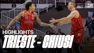 Pallacanestro Trieste 98 - 90 Umana Chiusi⁣ | 13a giornata LNP | Telequattro Highlights
