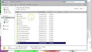 create and name folders and subfolders
