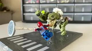 Lizard vs Spiderman Lego moc! 