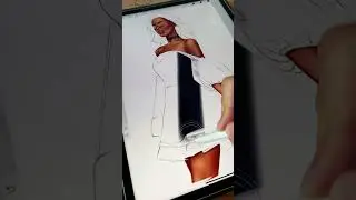 Drawing new illustration in Procreate 