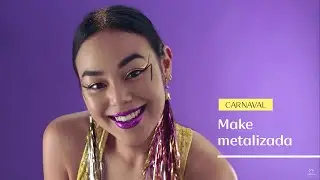 APRENDA A FAZER UMA MAKE METALIZADA – Maquiagem de Carnaval