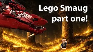 Lego Dragon Smaug, from the Hobbit - Part 1