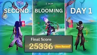 NEW EVENT! Second Blooming DAY 1 - 25336 SCORE | Genshin Impact