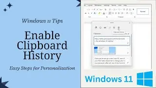 How To Enable Clipboard History in Windows 10/11 | Boost Copy-Paste Productivity | Secure 2 Cyber
