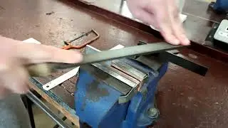 squaring off and filing (aluminium)