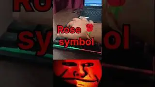 Rose 🌹 symbol in Ms word short cut key #reels #youtubeshorts #trending ##viral