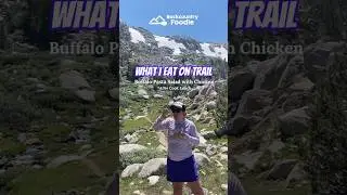 What I Eat On Trail: Buffalo Pasta Salad with Chicken