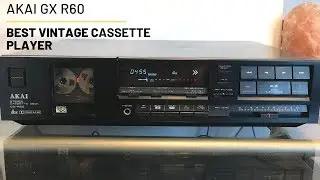 AKAI GX- R60 Vintage Cassette Deck Stereo Review & Demo