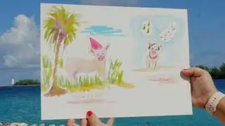 Tourism Today: Cocoplum the Swimming Pig - Bahamian Children's Book