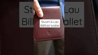 Stuart & Lau Bifold Wallet Details (Super Slim) #shorts