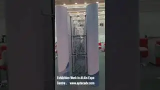 Exhibition Work In Al Ain Expo Centre.U.A.E www.aptecadv.com WhatsApp: 050 832 1377