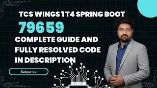 79659 Wings-T4 - REST Web API with Spring Boot | Complete Guide with Test Cases and resolved code