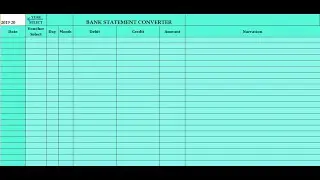 Excel To Tally Import Software Supporting File (Bank Entry)