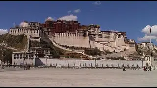 TIBET, Lhassa, le Potala, palais du Dalaï Lama