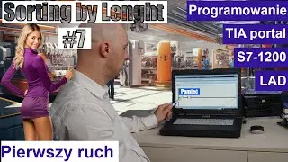 Pierwszy ruch linii - Kurs programowania PLC Siemens S7-1200 - TIA Portal – LAD