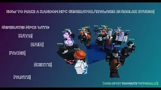 How to Make a Random NPC Generator/Spawner in Roblox STUDIO!