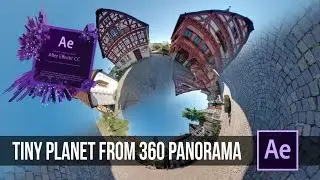 How to create a TINY PLANET Effect in After Effects | zuckerschockfilms