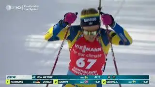 STINA NILSSON 3.Platz Women 7,5km Sprint Kontiolahti 2022