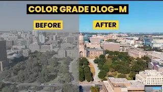 DJI Mini 4 Pro/Air 3 - How To Color Grade DLog-M