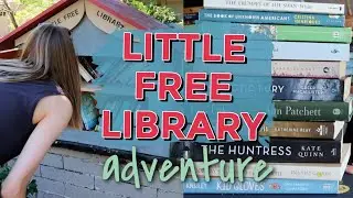 Little Free Libraries & BOOK HAUL // Bookish Summer Adventure 📚☀️