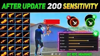 Free Fire Max Auto Headshots Setting ☠️⚙️ |  😱 Best Sensitivity 4gb , 6gb ram 📱 After Update [OB48]