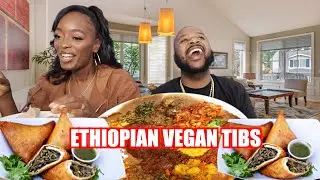 ETHIOPIAN FOOD MUKBANG TRYING NEW FOOD ITEM