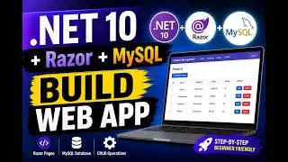 .NET Core Razor with MySQL | .NET 10 Razor Web App with MySQL | Step-by-Step Tutorial | Part-1