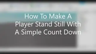 📜How To Make A Button That Makes A Player Stand Still With A Simple ⏰Count Down🕛 | Roblox Tutorial