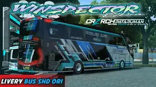 QQ TRANS WINSPECTOR ‼️ LIVERY BUS SHD ORI | BUSSID UPDATE V4.0.4