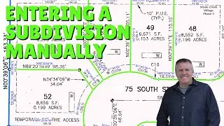 ArcGIS Pro Parcel Fabric - Subdivision Entry