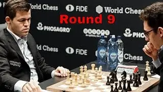 Carlsen-Caruana World Championship Match 2018, Round 9