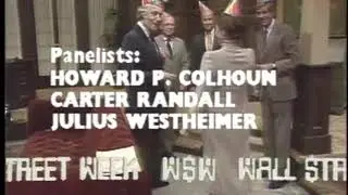Wall Street Week Slate/Intro/Funding (1982)