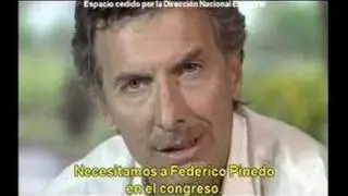 Mauricio Macri habla de Federico Pinedo (PRO)