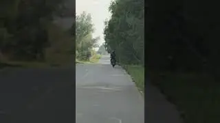 Мотоцикл Урал на акраповиче.Звук выхлопа с расстояния 2км.