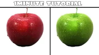 How to: Change color of any object in Photoshop CS6 - 1 Min Tutorial