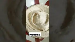 Hummus (grind chickpea with tahina) #breakfast