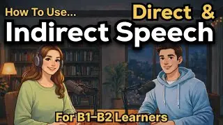 How to Use Direct & Indirect Speech in English | Reported Speech Made Easy | For B1–B2 Learners